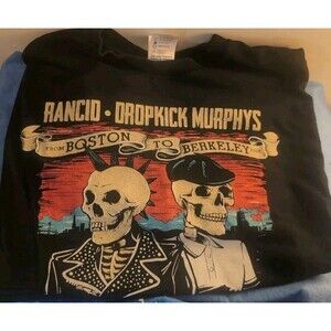 Rancid Dropkick Murphys M Shirt 2017 From Boston To Berkeley Tour Shirt Punk